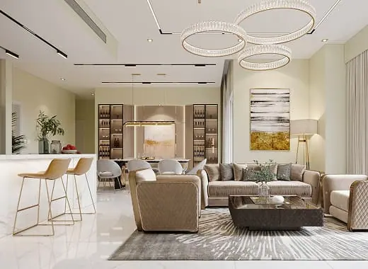 Design and Remodeling, Luxury Residential Apartment, completed by Soft Touch Interior
