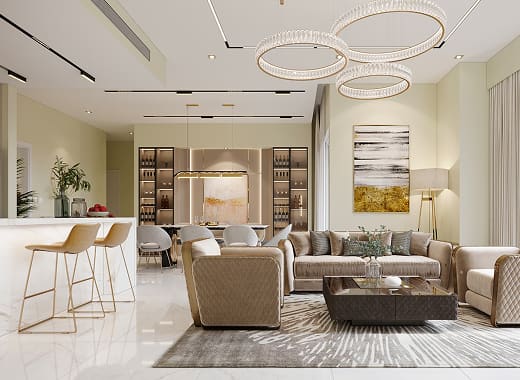 Design and Remodeling – Luxury Residential Apartment, completed by Soft Touch Interior
